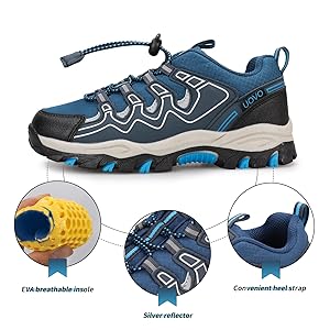 Amazon.com | Eggseed Boys Kids Hiking Running Shoes